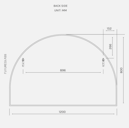 Kira Arch 800mm x 1200mm